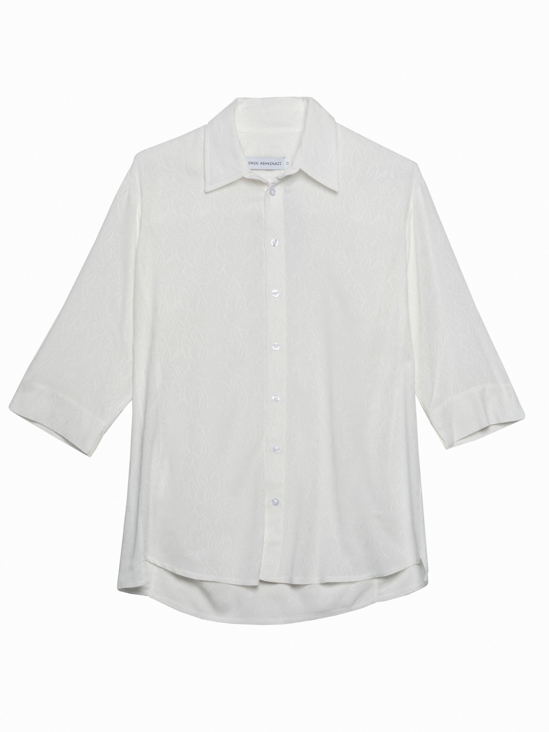 חולצת ויסקוזה טקסטורה 11 פרחונית