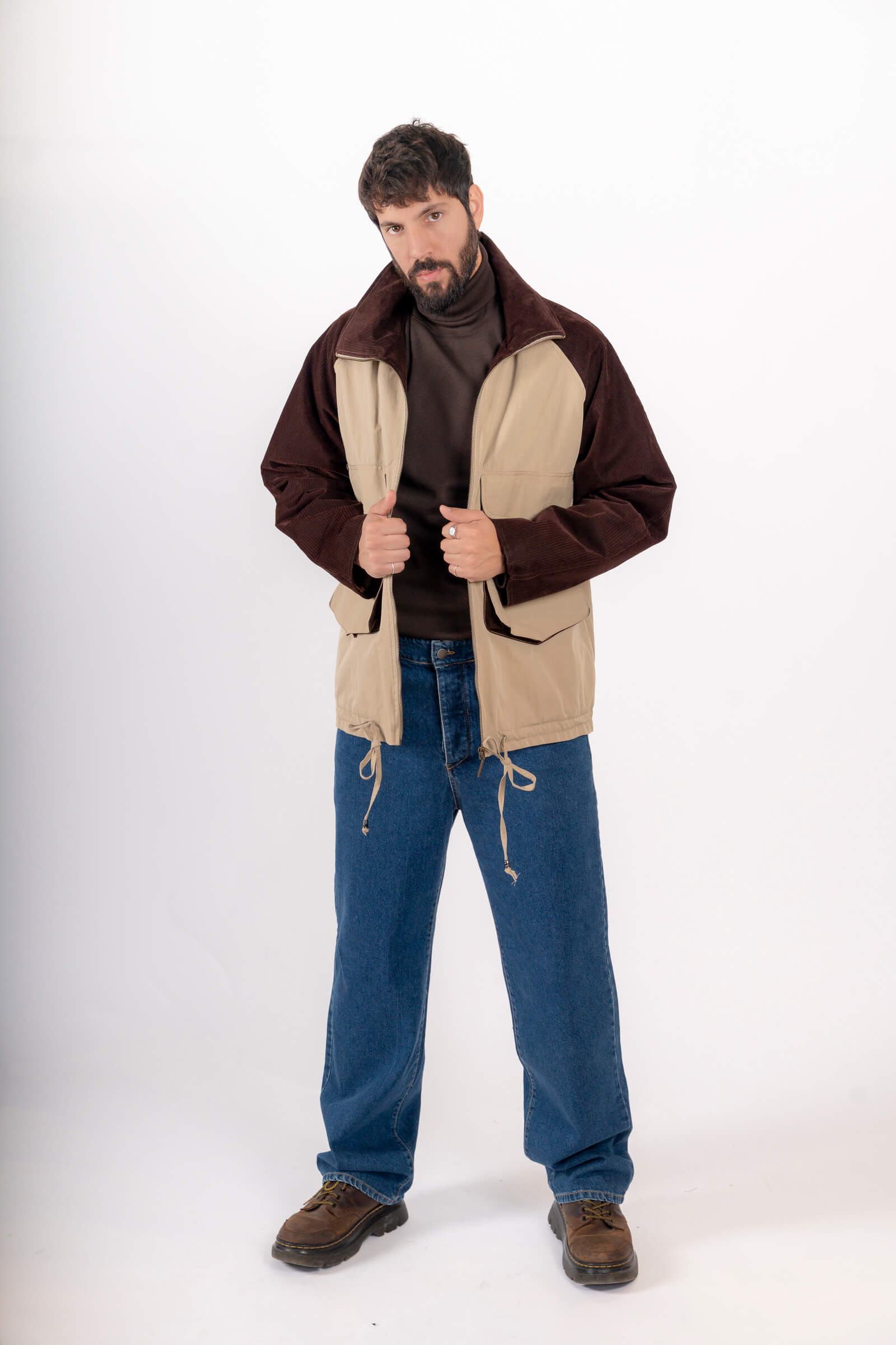 מעיל שילוב אבן