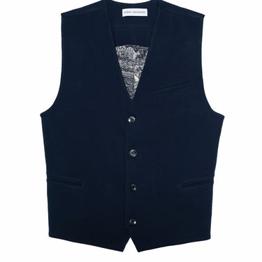 וסט עם טקסטורה - נייבי