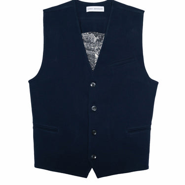 וסט עם טקסטורה - נייבי