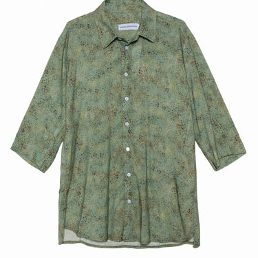 חולצת ויסקוזה 43 - הדפס אול אובר ירוק