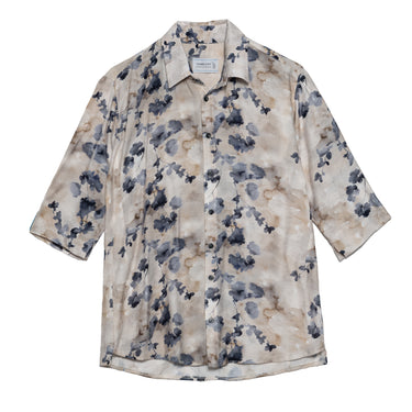 חולצת ויסקוזה 32- הדפס פרחי ים