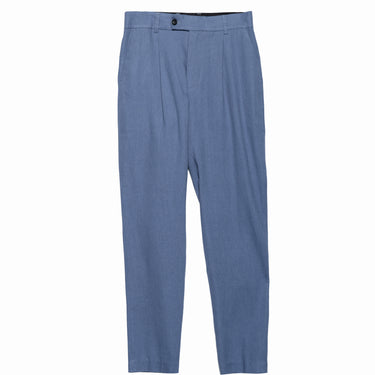 מכנסי פשתן - תכלת כהה