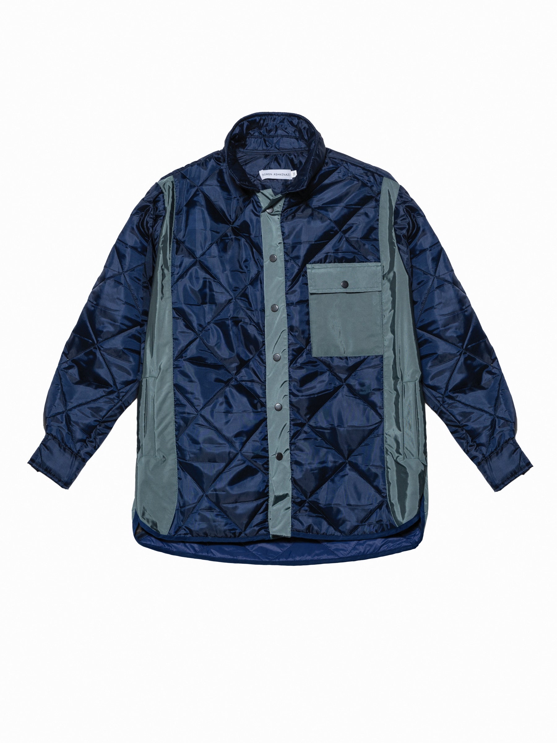 מעיל שילוב נייבי