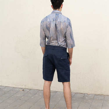 חולצת ויסקוזה - הדפס עצי דקל