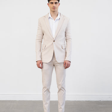 ז׳קט SLIM FIT - אבן