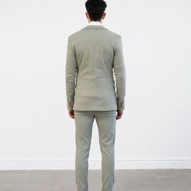 חליפת SLIM FIT בבד עם טקסטורה