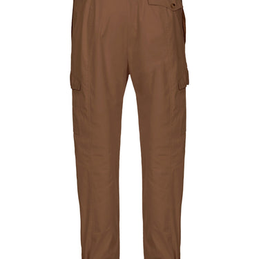 מכנסי דגמח מבד קופרו חרדל