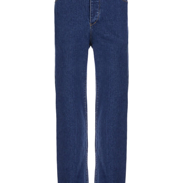 מכנסי ג׳ינס ישרים - כחול