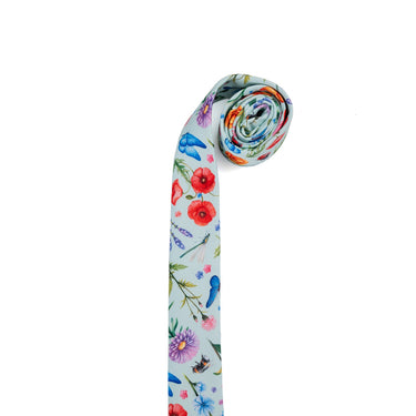 עניבה קלאסית - הדפס פרחוני